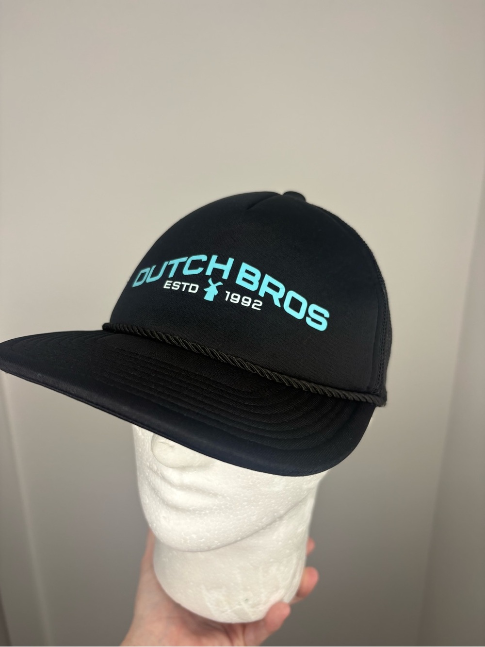Dutch Bros Coffee Flat Brim Rope Cap